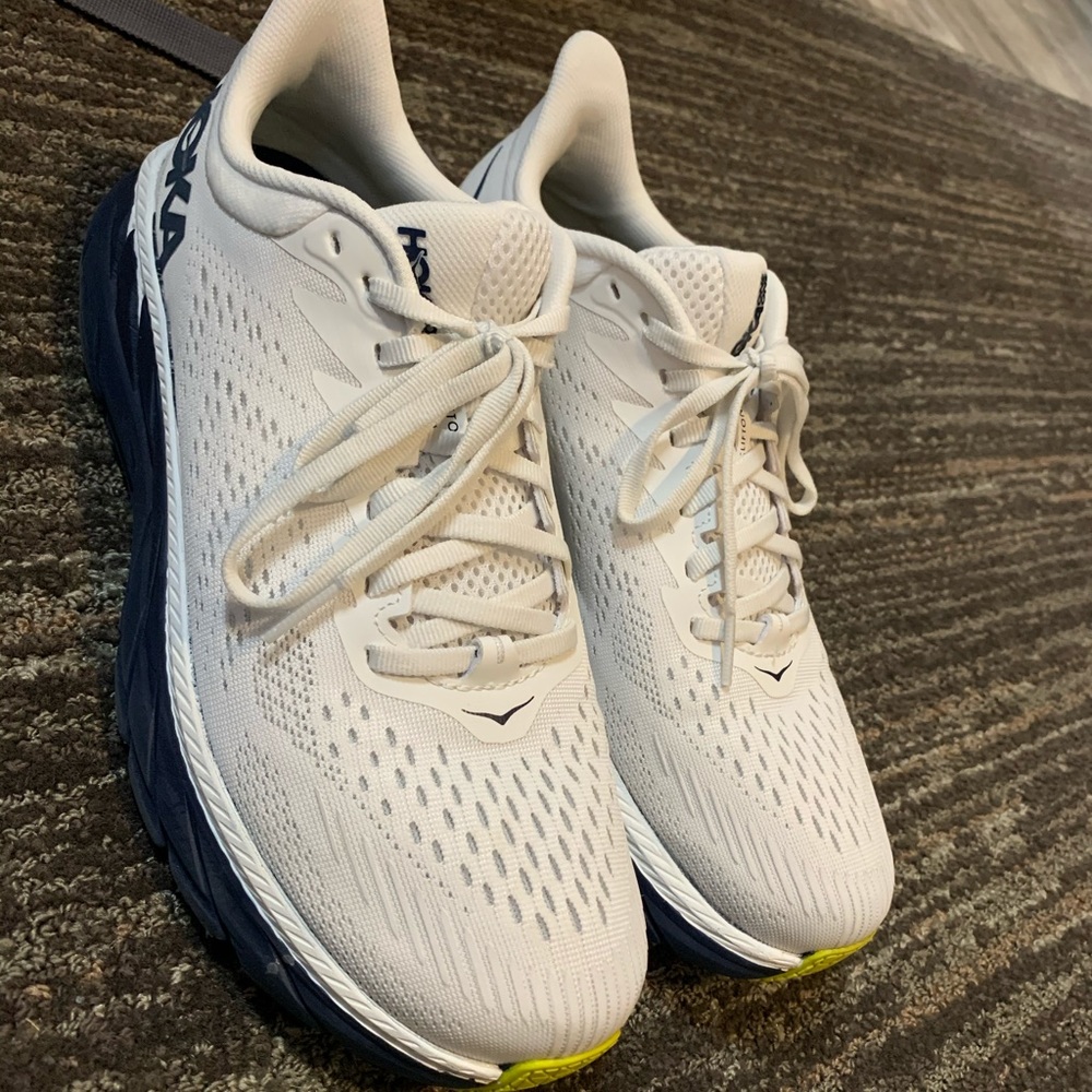 Hoka brand shoes. Size 9 worn 2 times. Like new